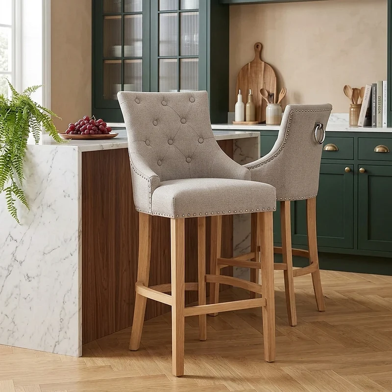 Sgabello Tessuto Quercia - Ascot Talpa