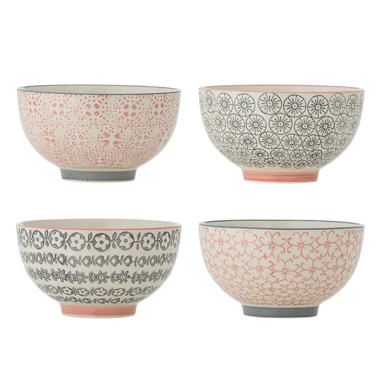 Schalen aardewerk Cécile - set van 4