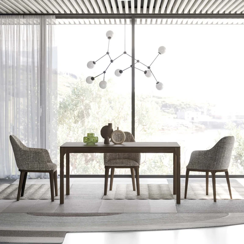 Moku Extendable Wooden Dining Table by Orme Design