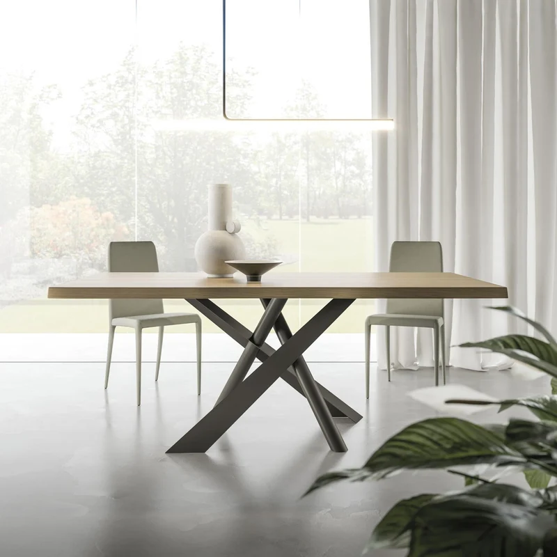Diago 01-23 Fixed Dining Table by Orme Design – Italian Style