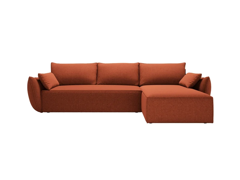 Divano Angolare Destro Letto con Contenitore, "Kaelle", 4 Posti, 252x165x87