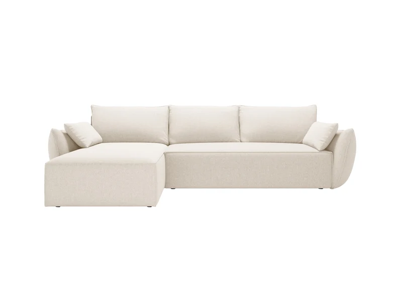 Divano Angolare Sinistro Letto con Contenitore, "Kaelle", 4 Posti, 252x165x87