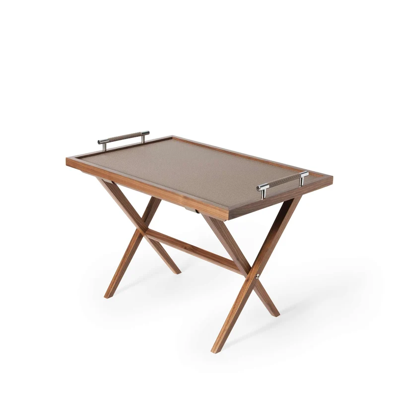 Folding Table with Tray DEDALO by Pinetti