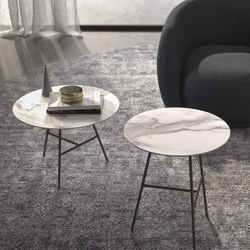 Wisteria 01-23 Coffee Table with Metal Base by Orme