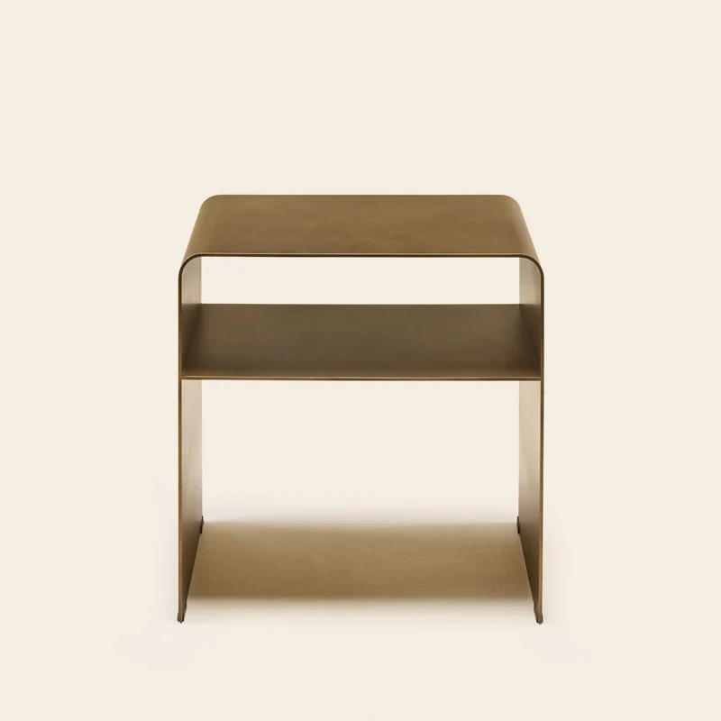 Table de chevet TALIKA laiton