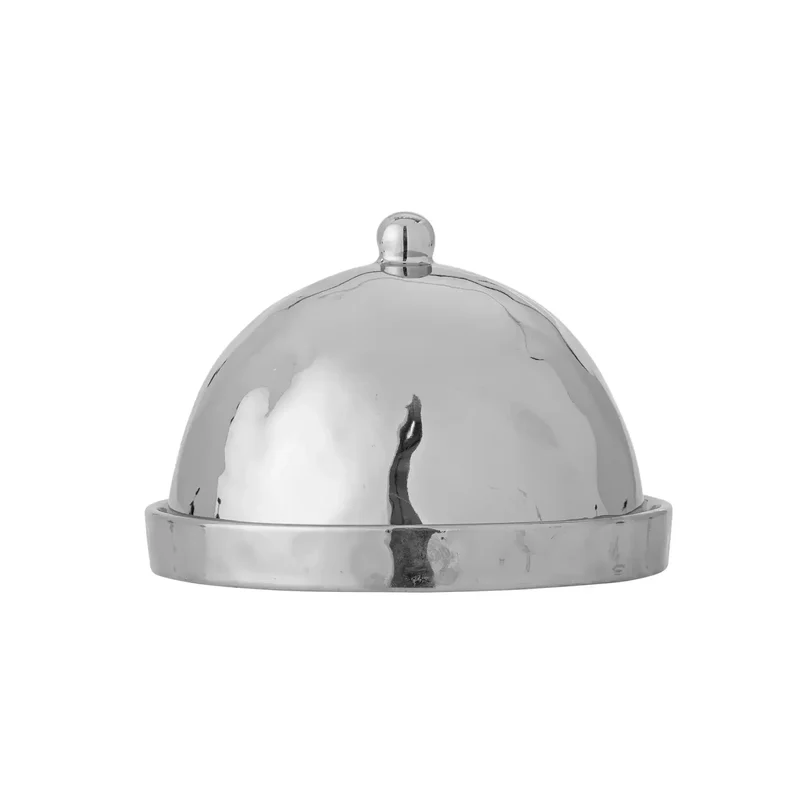 Shine botervloot zilverkleurig – Ø 16,5 cm