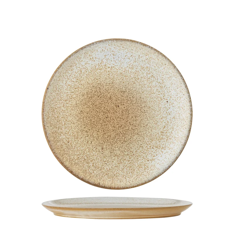 Bord aardewerk naturel Paula Ø20 cm