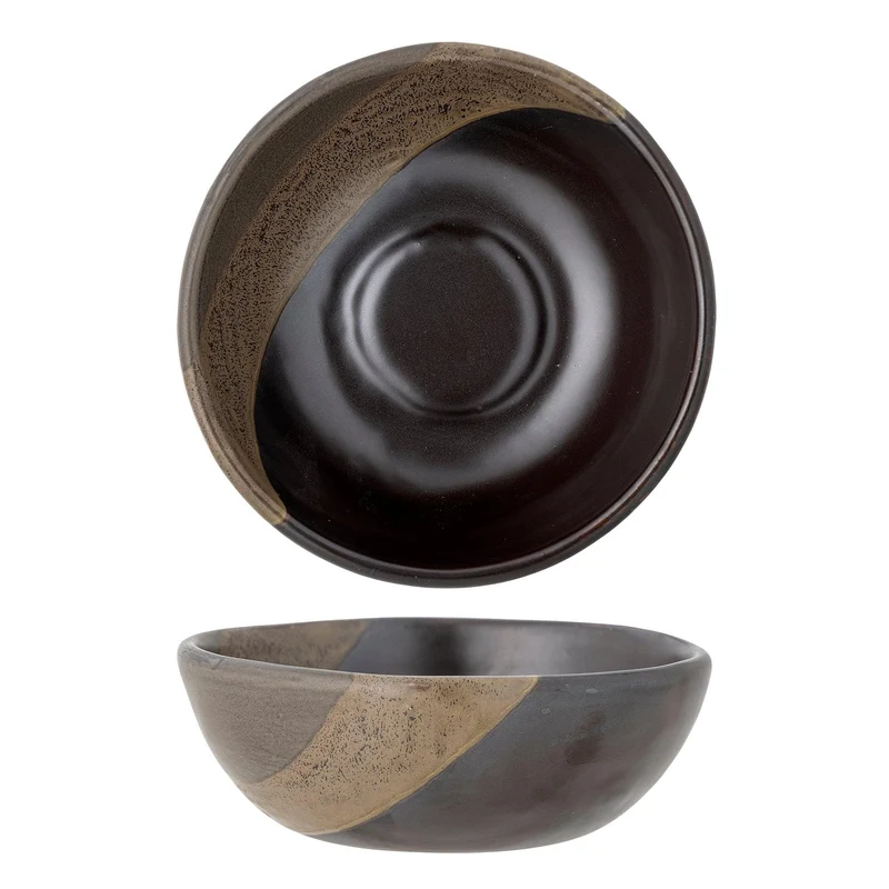 Schaal aardewerk bruin Paula Ø16cm