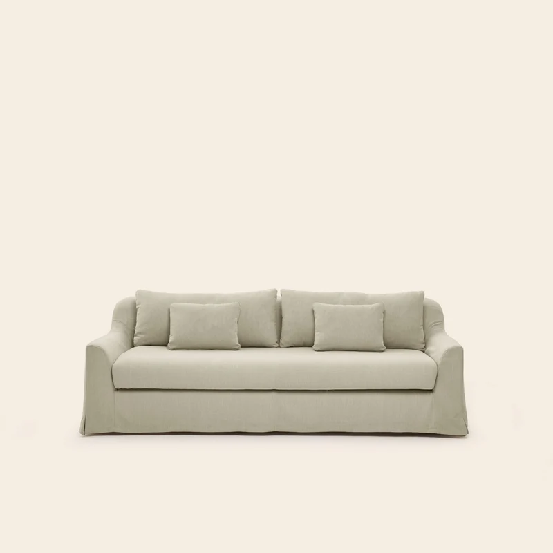 Canapé 3 places CLARIBEL barbate beige chaud