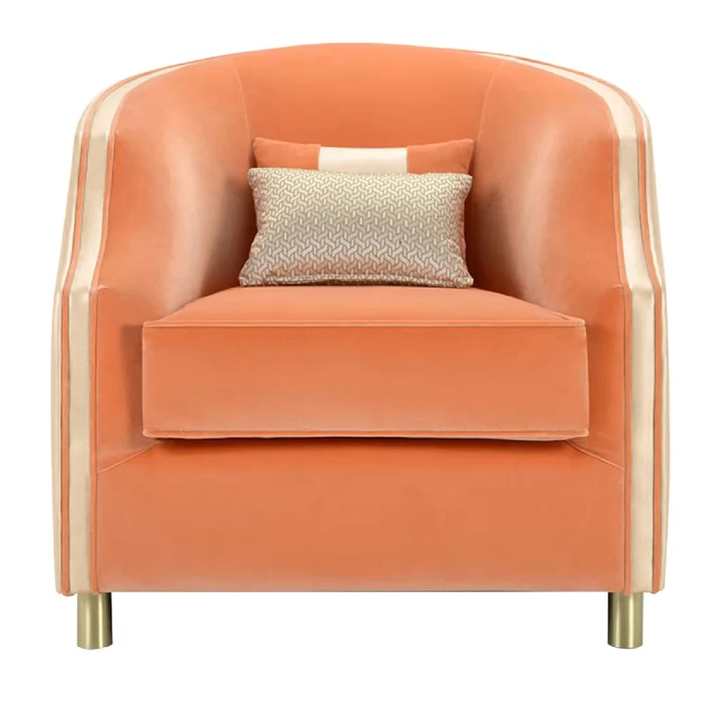 Cleio Small Orange Armchair – Domingo Salotti