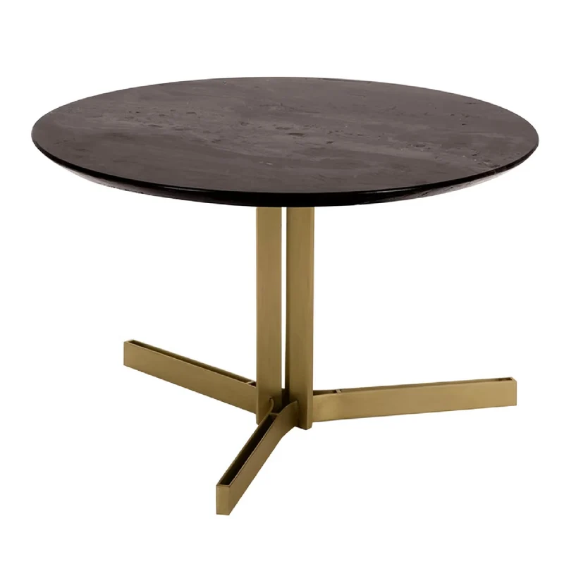 Ceo Coffee Table with Cappuccino Marble Top by Domingo Salotti