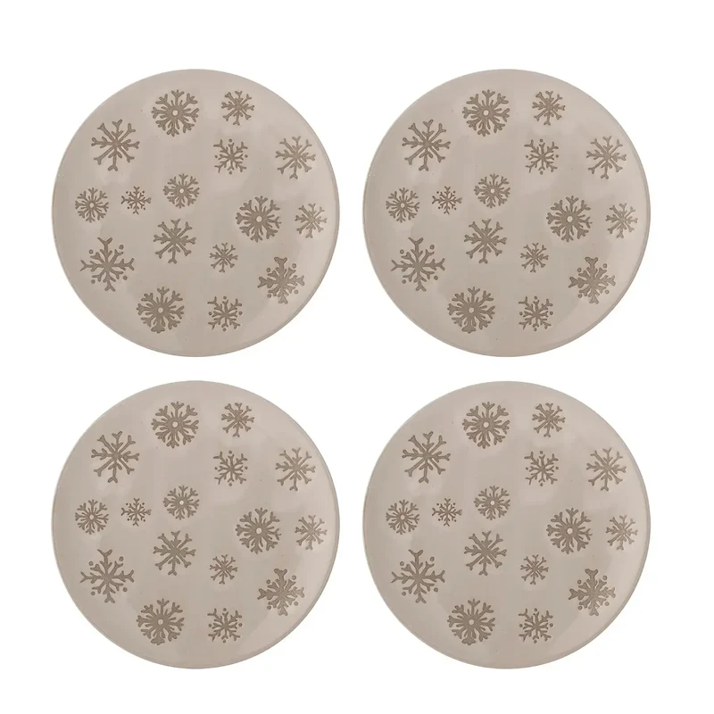 Borden naturel Snowie 15cm - 4 stuks