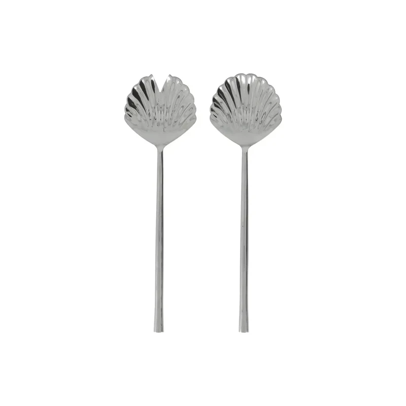 Slabestek Fan zilver- set van 2
