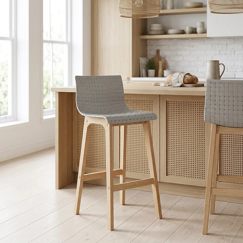 Sgabello Rovere - Bondi Grigio