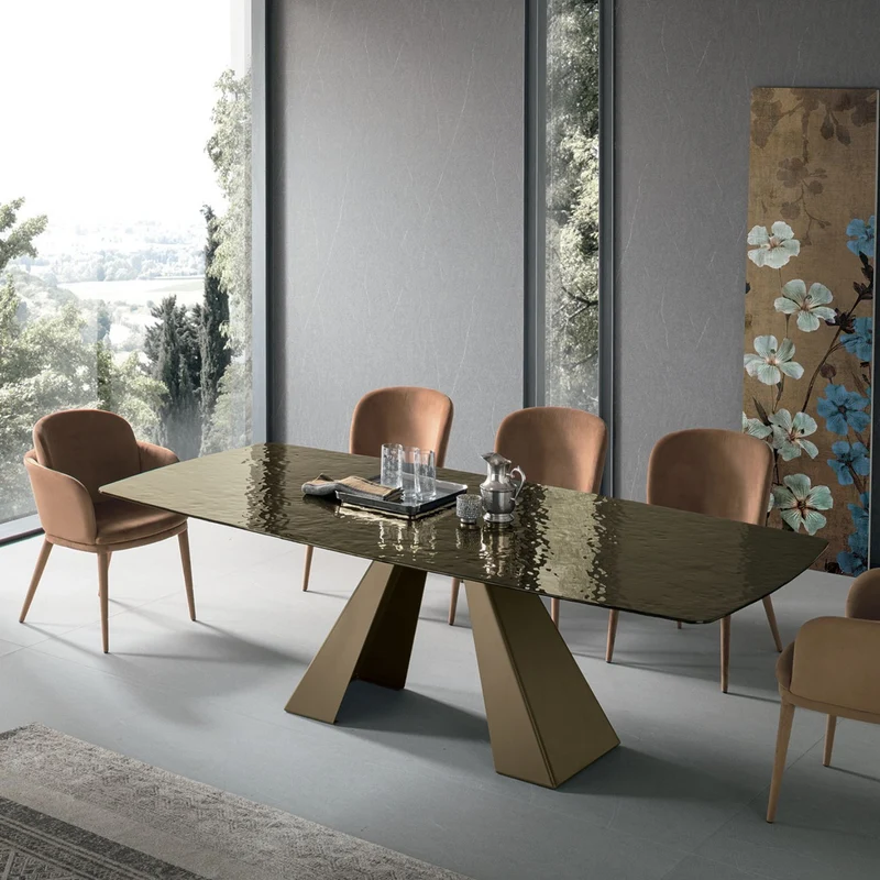 Taurus Fixed Barrel-Shaped Dining Table – Target Point