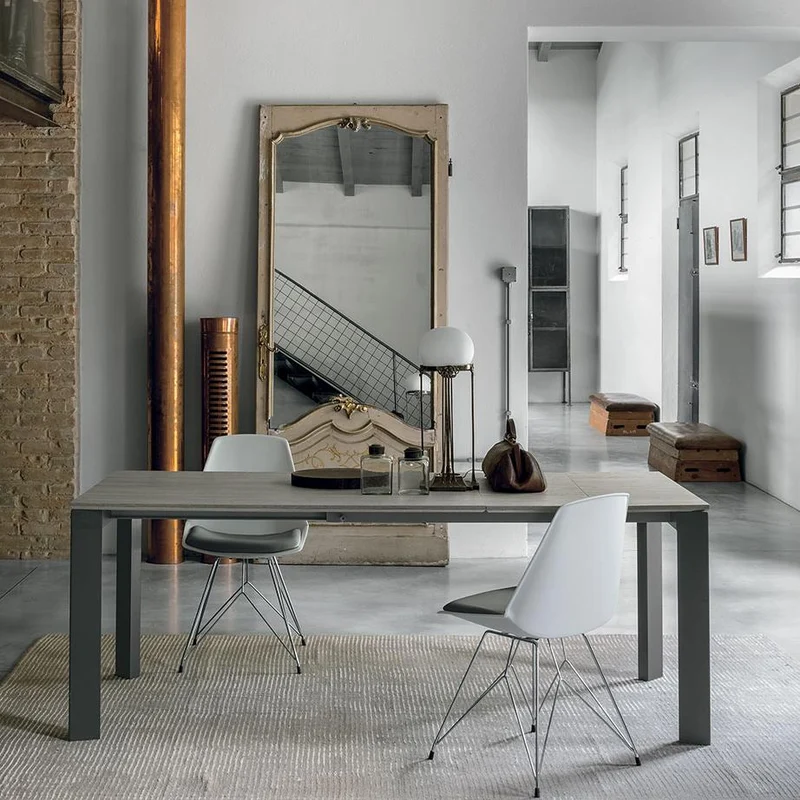 Saturno Stoneware Extending Dining Table – Target Point - Italian Elegance & Durability