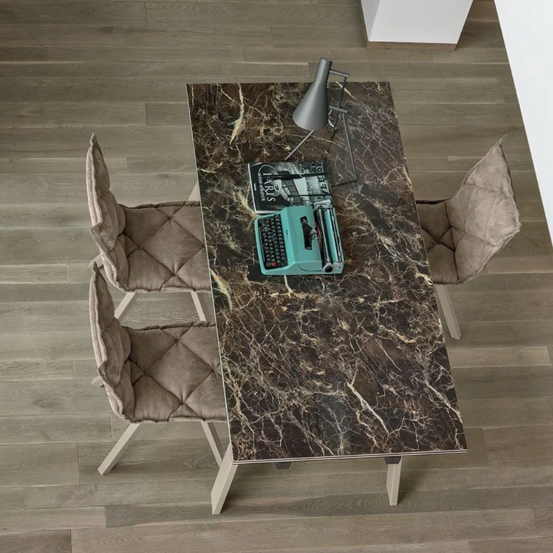 Marte Stoneware Extending Dining Table – Target Point - Italian Elegance & Durability