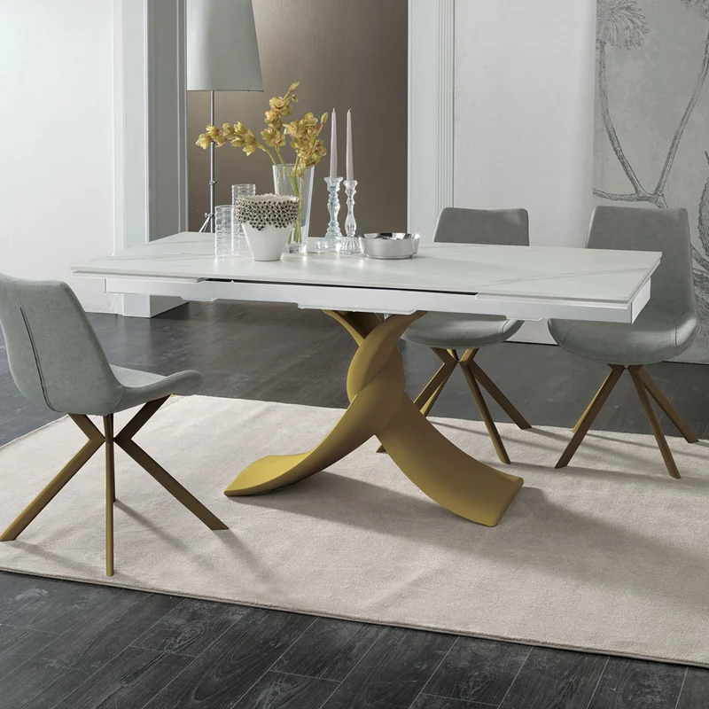Twist Extendable Dining Table - Italian Designer Dining Table - Target Point