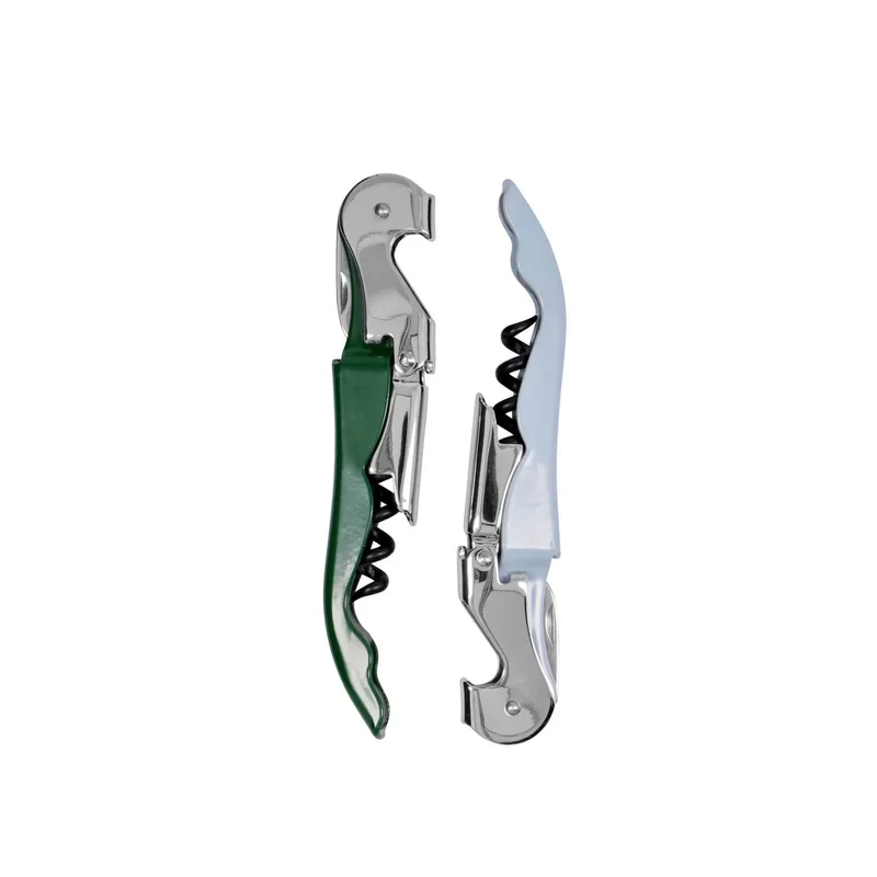 Kurkentrekker blauw & groen - set van 2