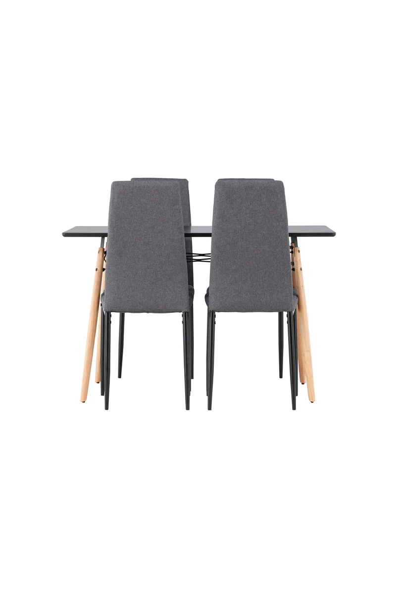 Danburi Esszimmerset + Petra ⌀80cm/4St.