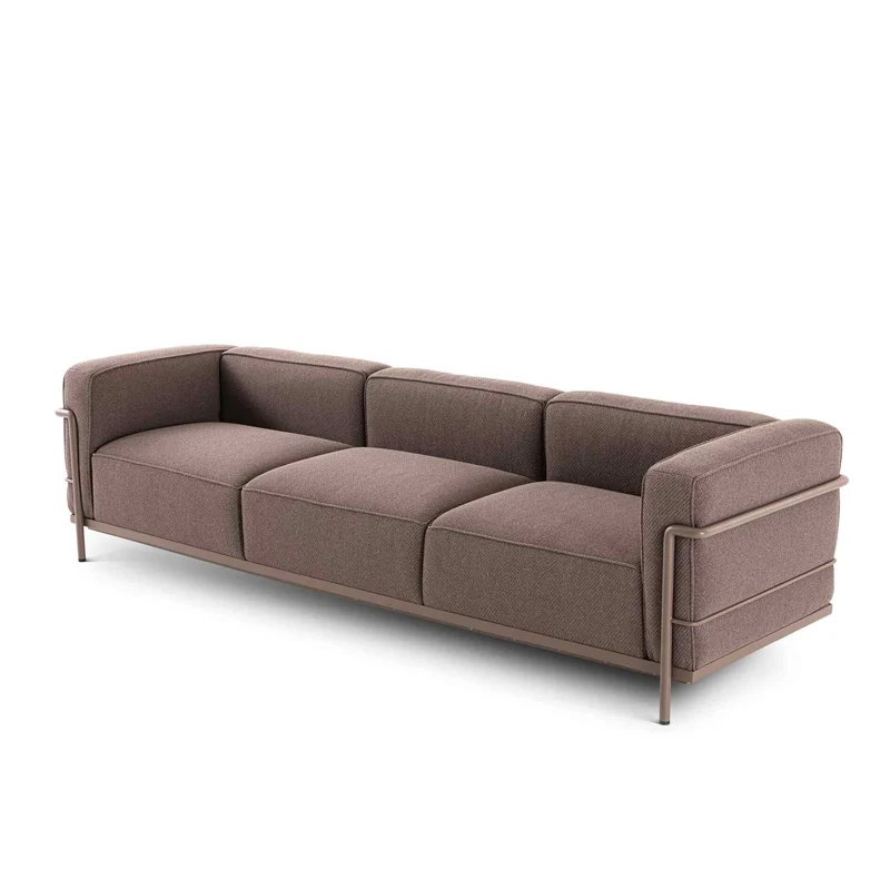 Three Seater Outdoor Sofa - "3 Fauteuil Grand Confort, Grand Modèle", by Le Corbusier, Perriand, Jeanneret for Cassina