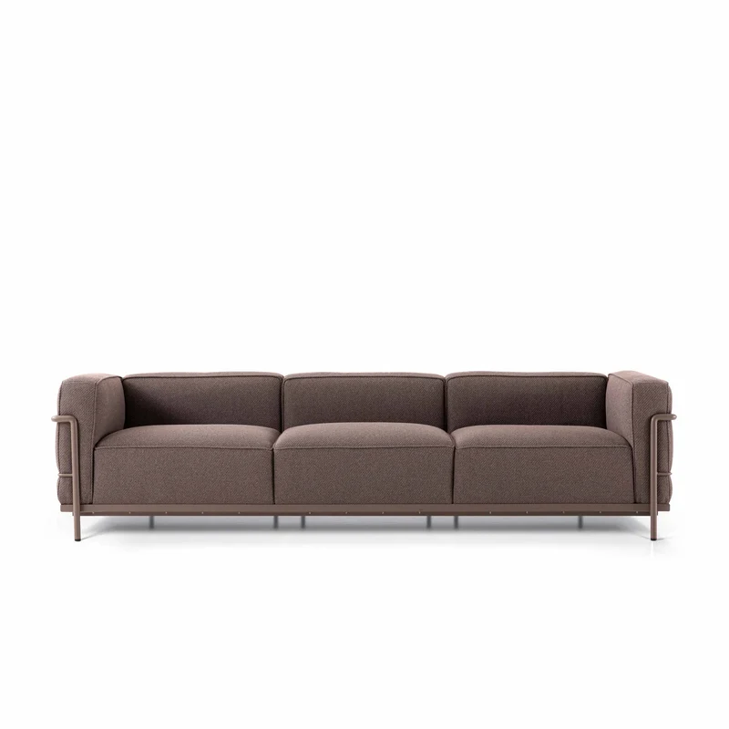 Three Seater Outdoor Sofa - "3 Fauteuil Grand Confort, Grand Modèle", by Le Corbusier, Perriand, Jeanneret for Cassina