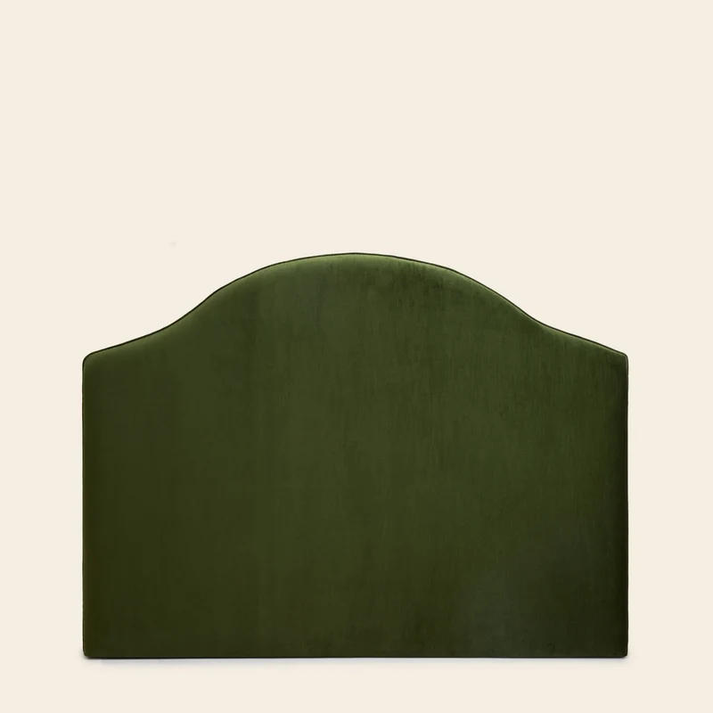 Tête de lit tapissée CEPHEE dalila vert olive