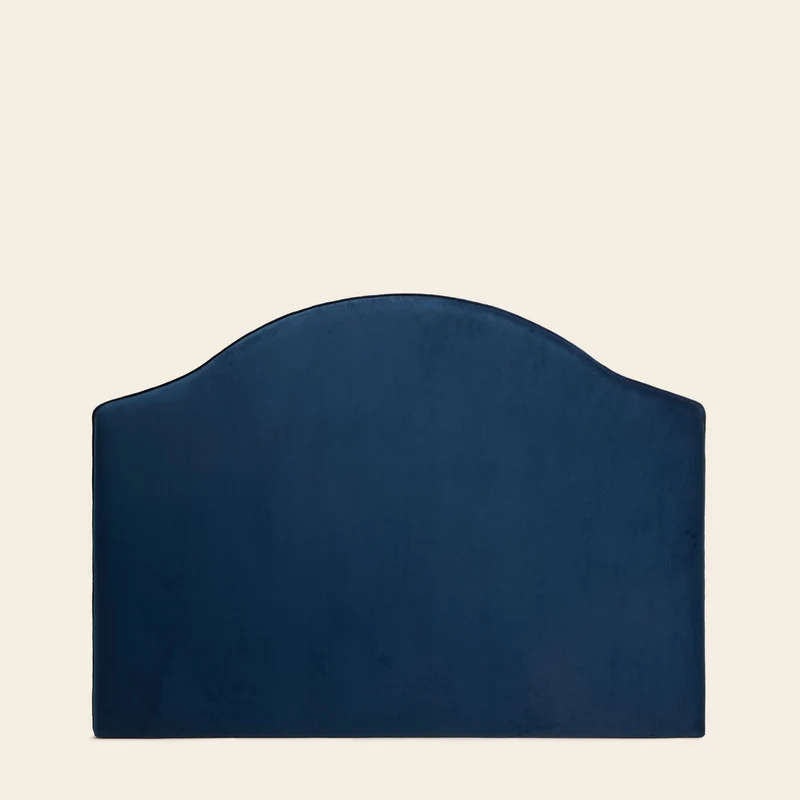 Tête de lit tapissée CEPHEE dalila bleu nuit