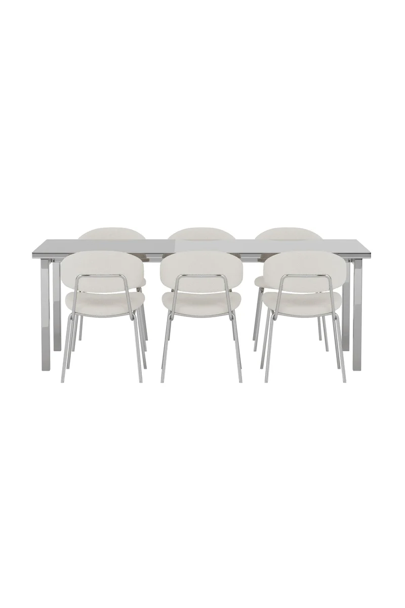 Cilo Dining Set mit Stühlen Chico