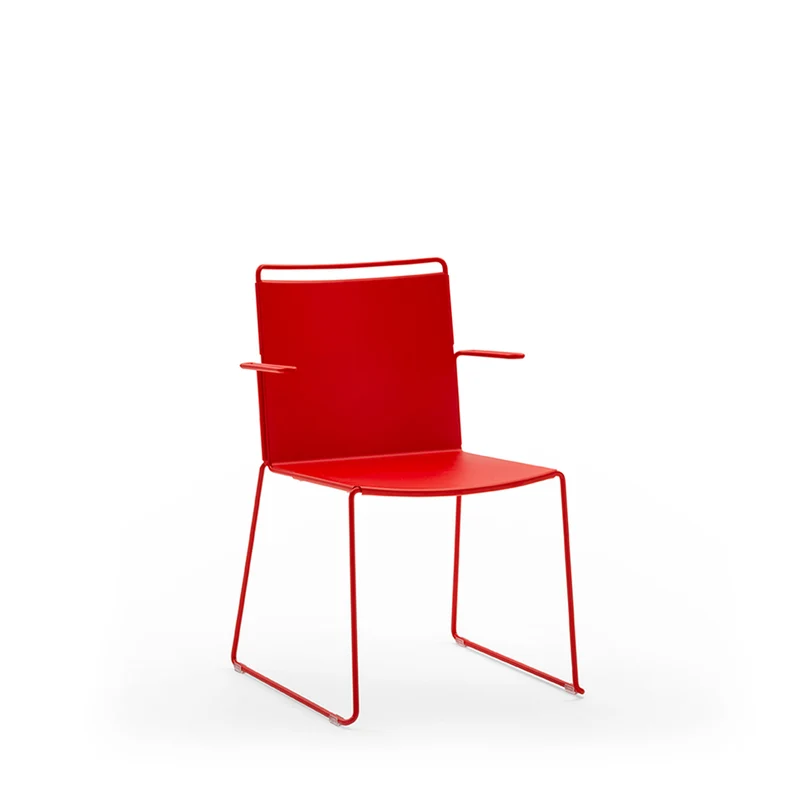 Stackable Metal Chair DAISY by Viganò