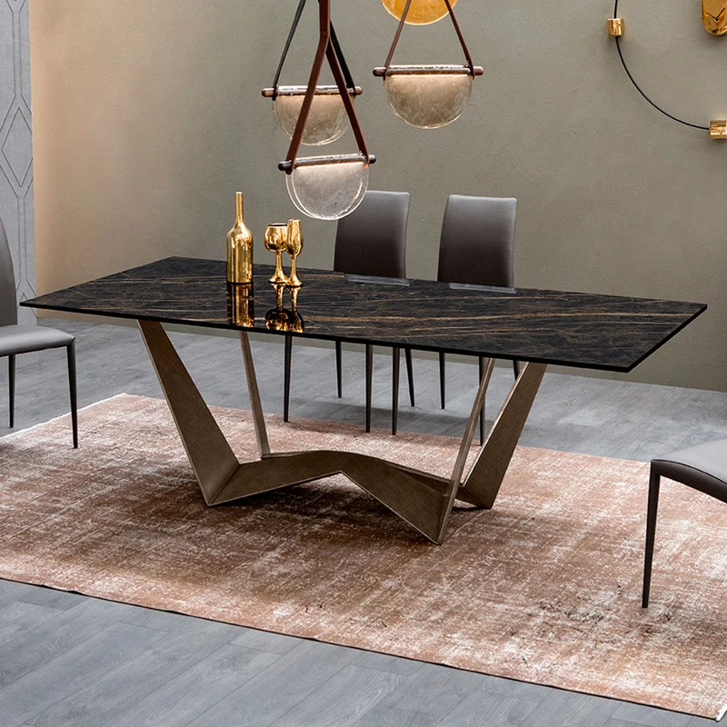 Reverse Italian Dining Table by Tonin Casa – Modern Custom Design