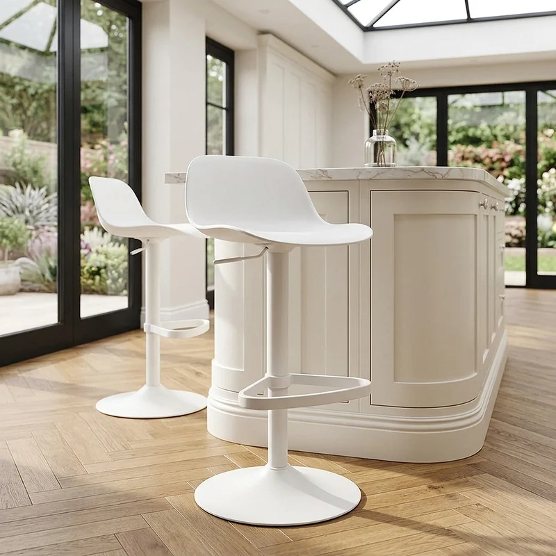 Sgabello Bar - Nero Bianco