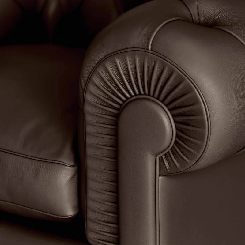 Leather Armchair CHESTER by Renzo Frau for Poltrona Frau