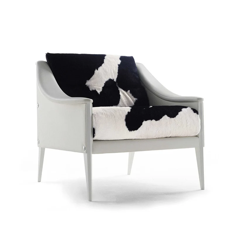 Leather Armchair DEZZA 24 by Gio Ponti for Poltrona Frau