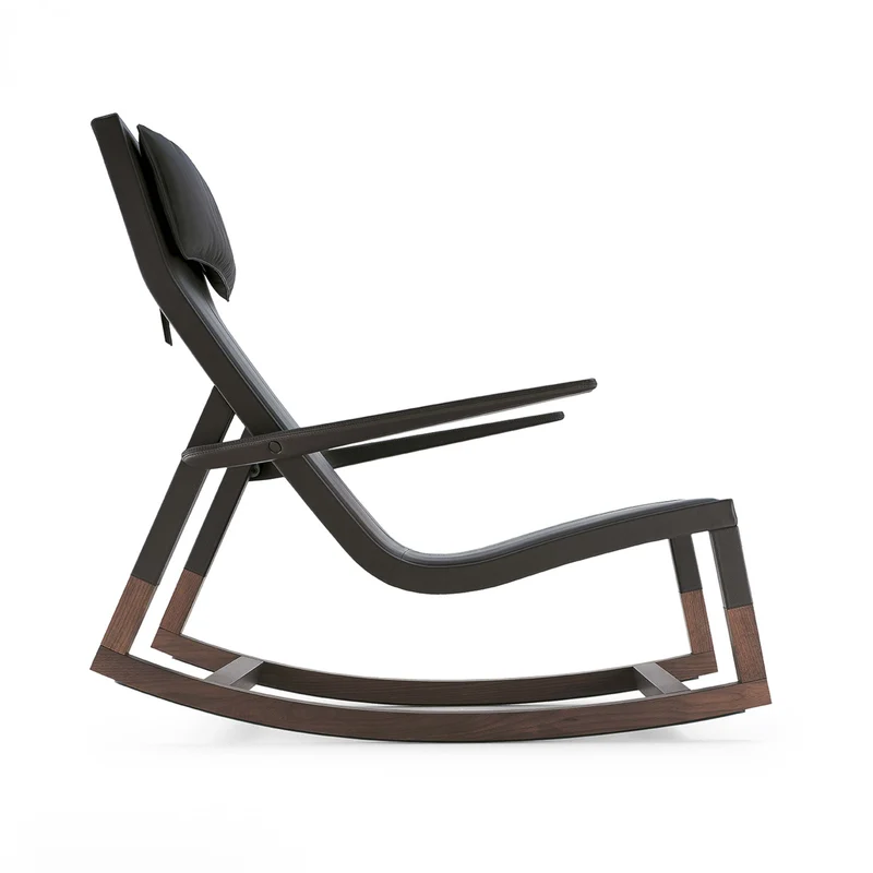 Rocking Armchair DON'DO by Jean-Marie Massaud for Poltrona Frau