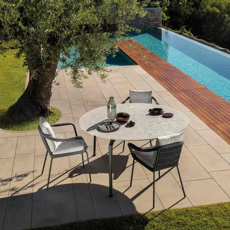 Outdoor Dining Chair CRUISE Alu by Ludovica + Roberto Palomba for Talenti