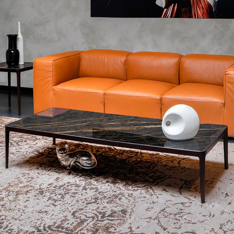 Fidelio Coffee Table in Portoro Porcelain by Tonin Casa