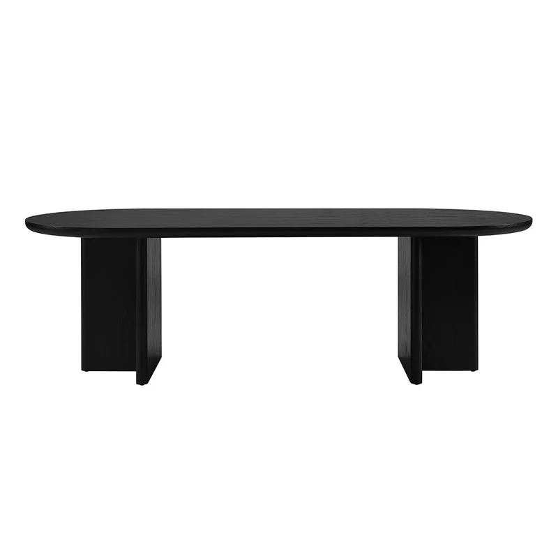 Tavolo magenta frassino nero opaco