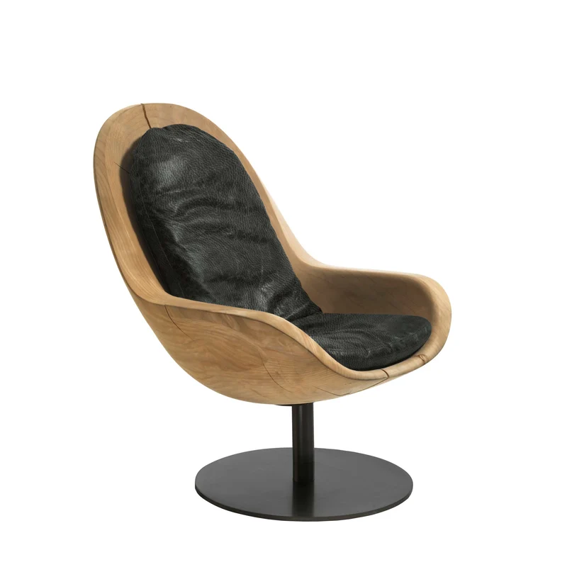 Cedar Wood Armchair CREUS by Pininfarina for Riva 1920