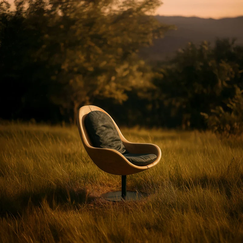 Cedar Wood Armchair CREUS by Pininfarina for Riva 1920