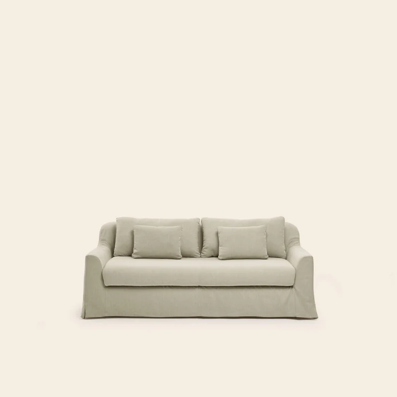 Canapé 2,5 places CLARIBEL barbate beige chaud