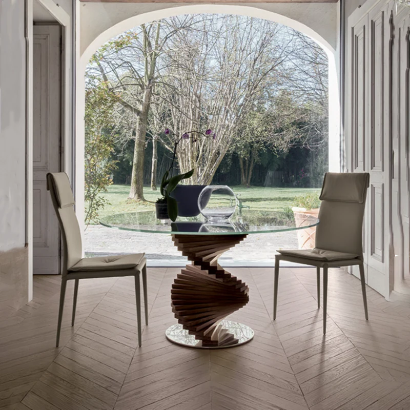 Firenze Fixed Round Dining Table – Tonin Casa | Italian Craftsmanship & Elegance