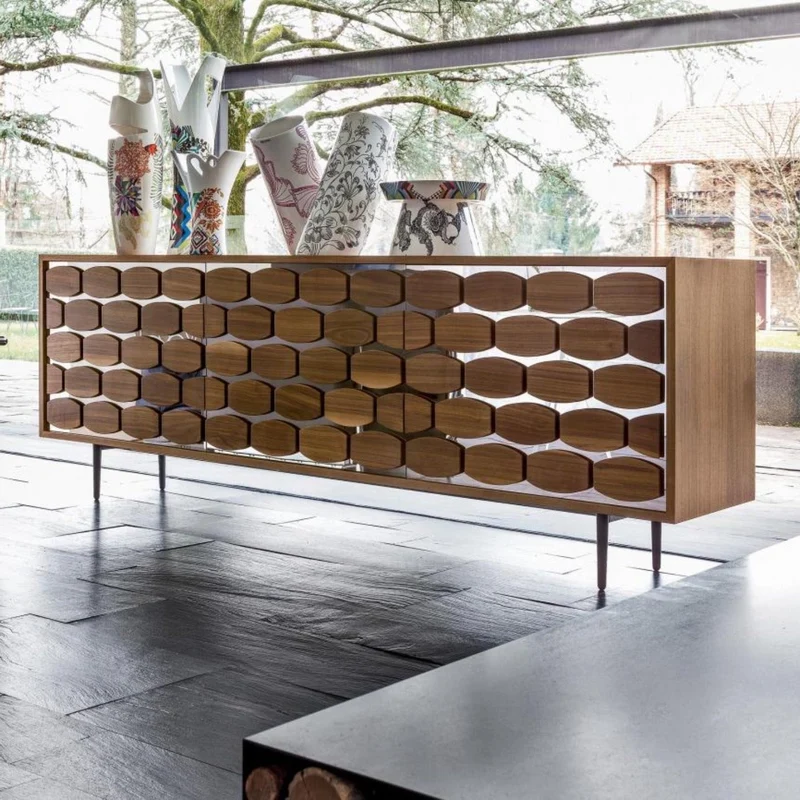 Honey 3-Door Sideboard – Tonin Casa | Luxury Italian Storage