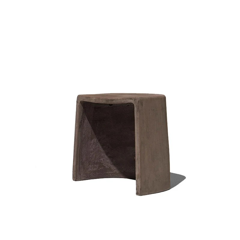Stool Terracotta CAVE Tobacco by Mario Scairato for InternoItaliano