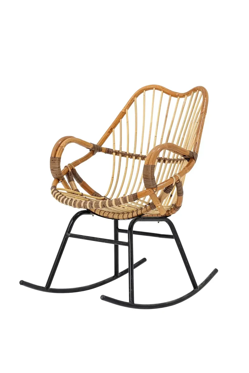 Schommelstoel rotan nature Reine