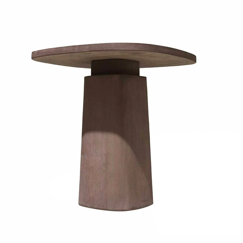 Terracotta Table GIOI - Tobacco- by Mario Scairato