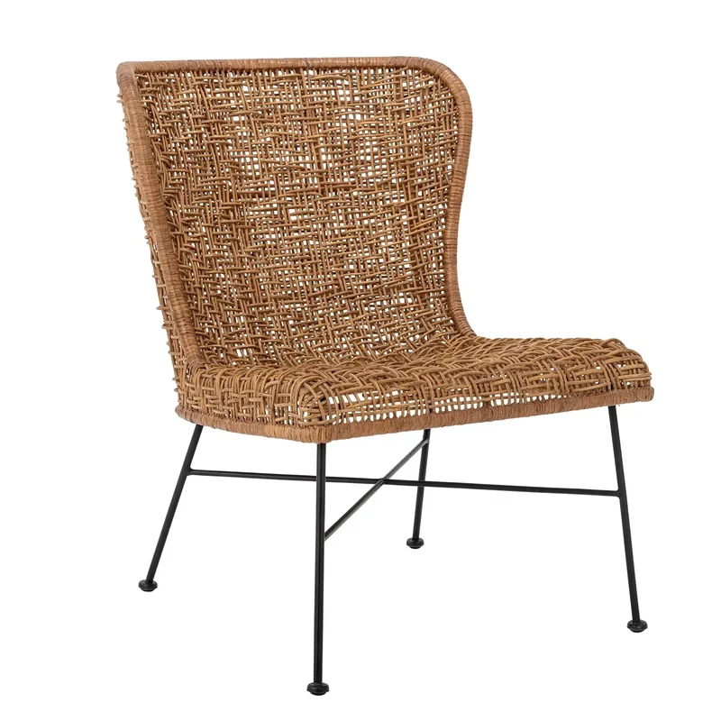 Loungestoel rotan nature Somme
