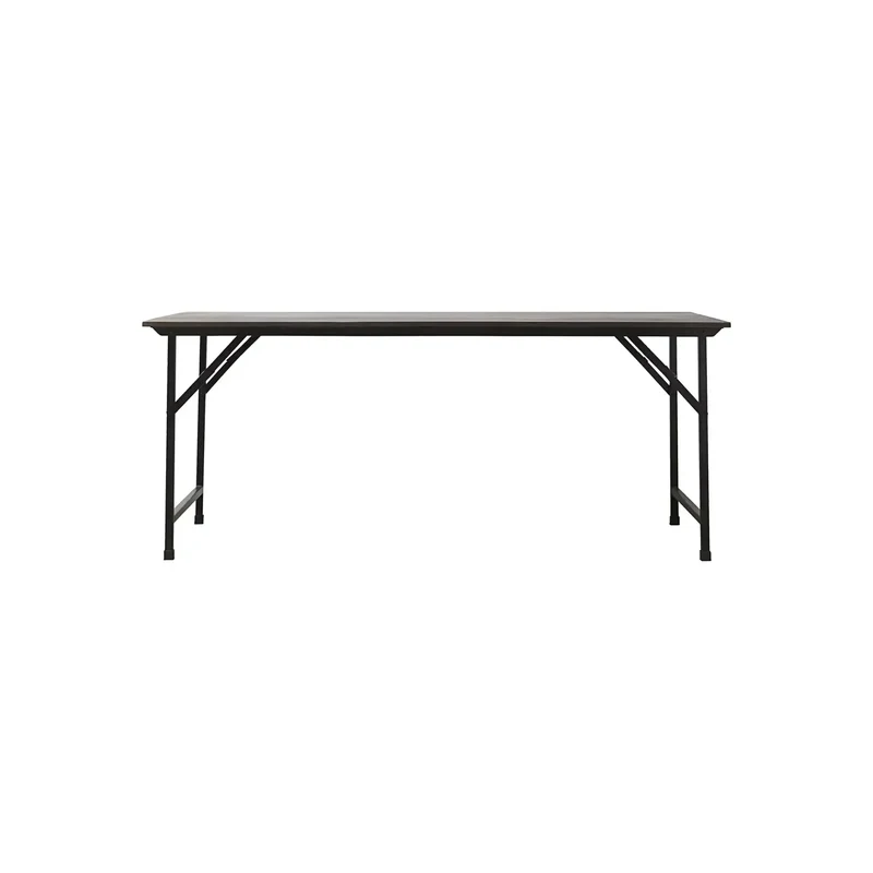 Eettafel Party zwart mangohout 180cm