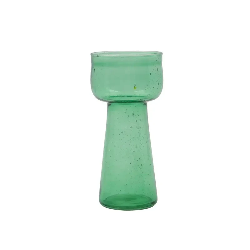 Vaas Tuur groen glas 16cm