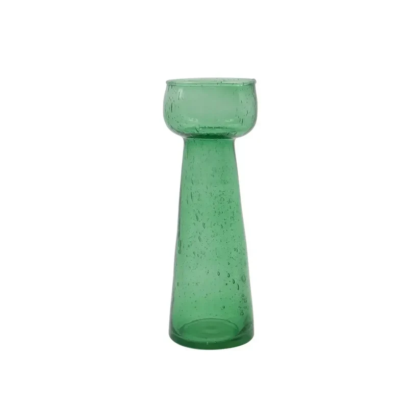 Vaas Tuur groen glas 22 cm